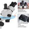 3,5X-90X Stereo mikroskop 360° otočný trinokulární stereo mikroskop s pilířovým stojanem