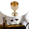 Antirust Brass Wine Glass Tumbler Cup for Party Bar and Home Vintage Style with Smooth Edge for Comfortable Use 15ml 30ml