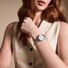 Fossil Carlie ES5331 Women's Silver Watch with Quartz Movement and Water Resistance