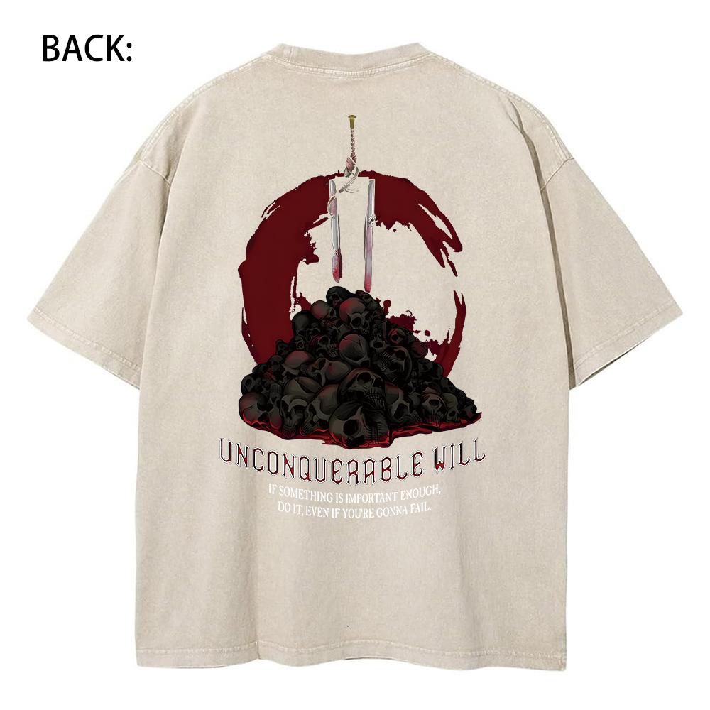 Anime T-shirts y2k Cotton Summer T shirt Women Men Harajuku Top Tees Skull Knight Guts Griffith Print Streetwear Hip Hop T Shirt