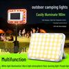 Outdoor Dual Light Hook Camping Lamp with Magnetic Work Light - Warm White and High Brightness