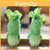Celery Plush Veggie Keychain Stuffed Toy Pp Cotton Backpack Gift For Girls Kids
