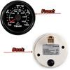 Auto Truck Boat 52mm 40-120℃ Water Temp Gauges 287.4-22.4ohm Input Signal Water Temperature Meters with 7 Kinds Backlight Color