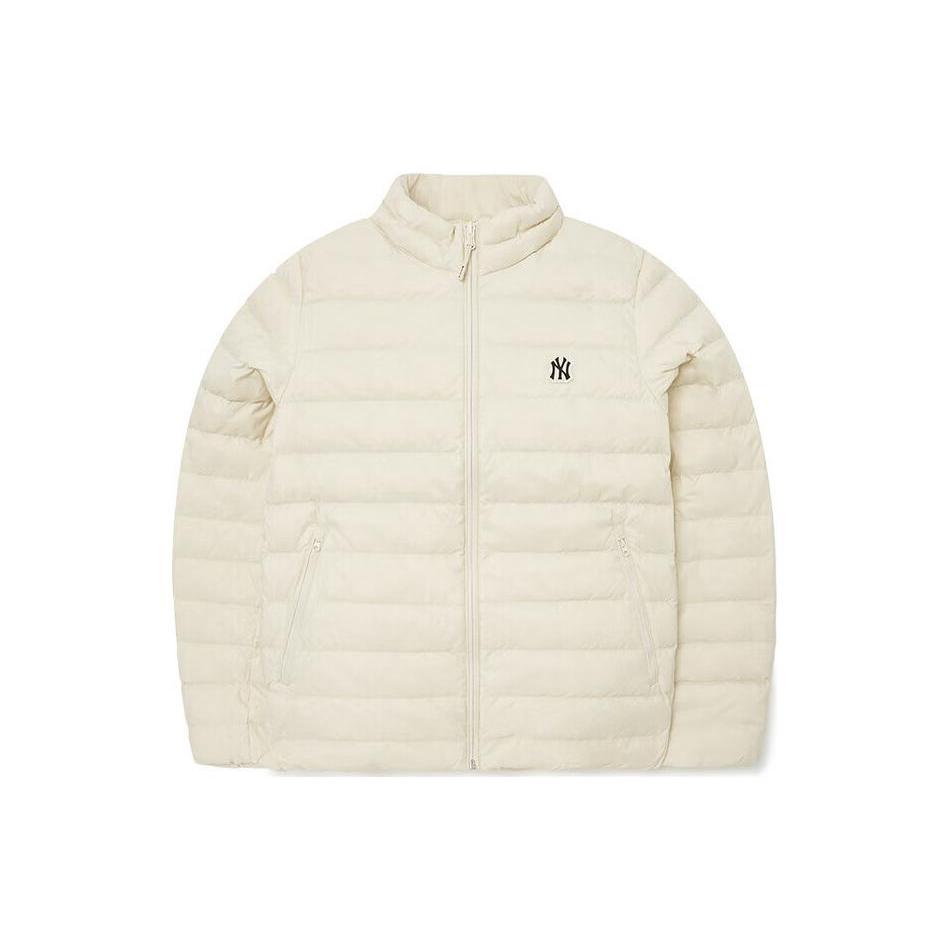 New MLB New York Yankees Down Jackets Unisex Cream 3ADJB1626-50CRS