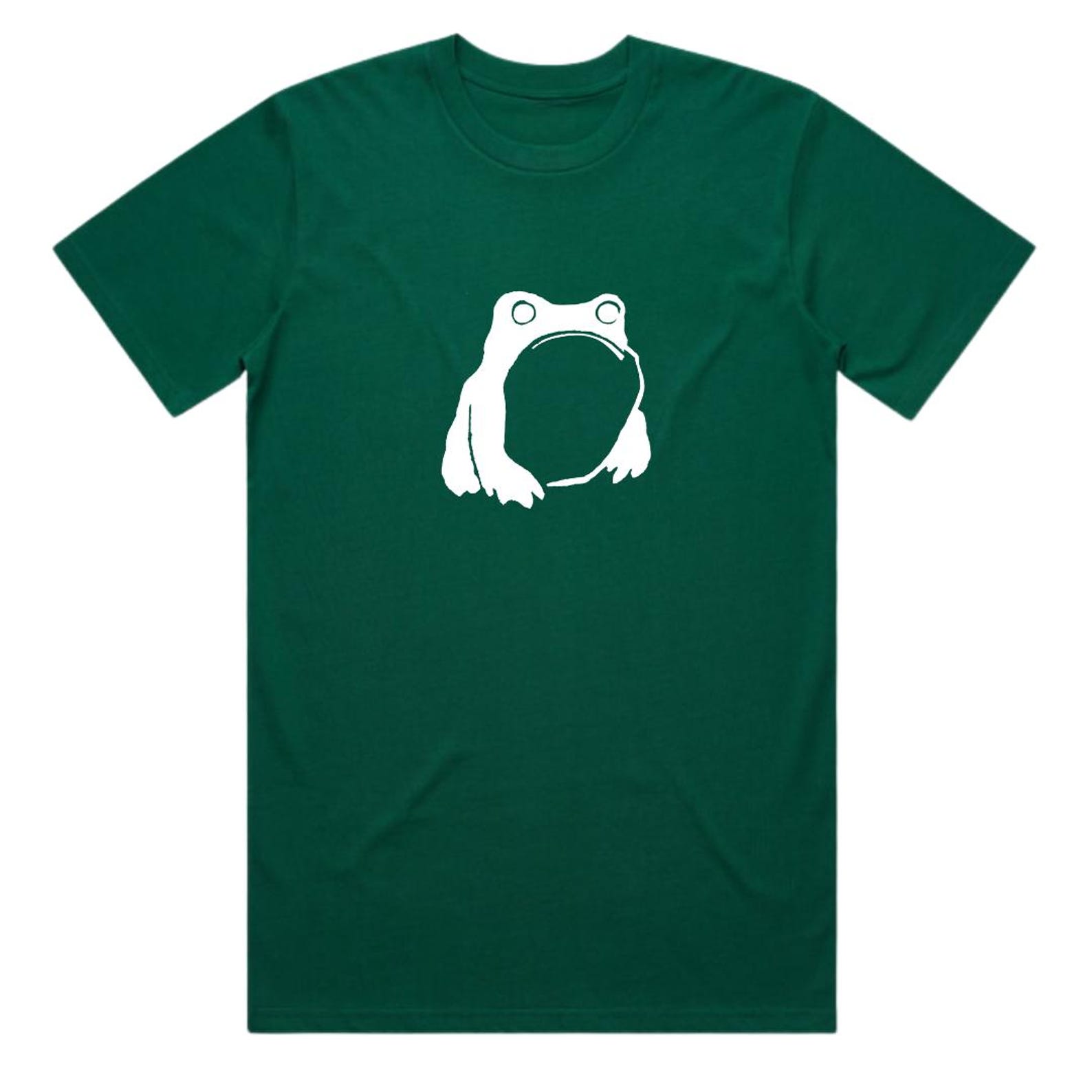 Hand Screen Printed Frog T-Shirt – Heavyweight Organic Cotton, UK Made 3XL
