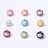 Ceramic Laifu Lucky Cat Color Cat Bracelet Pendant Vertical Hole Color Cat Beaded Pendant Accessories Dharma Cat Accessories