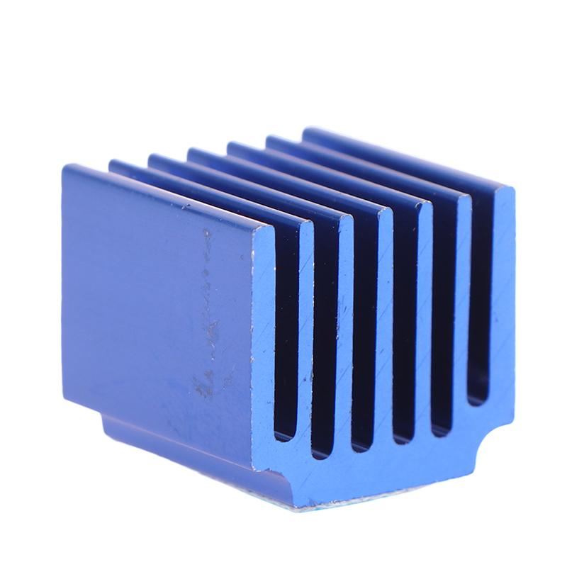 4Pcs 3D Printer Parts Blue Stepper Motor Driver Module Heat Sinks With Glue Cooling Block Heatsink For A4988 Drive
