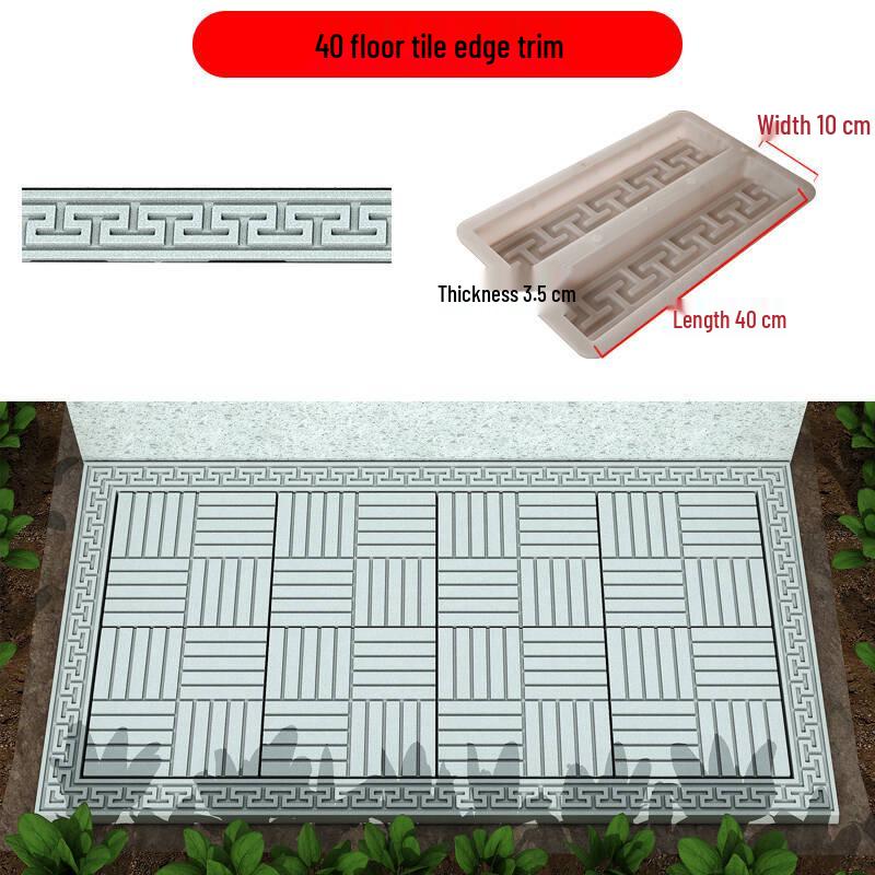 Garden Cement Tile Mold for Outdoor Stepping Stones