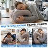 Inflatable Travel Pillows Portable Foldable Inflatable Sleeping Pillow with Storage Bag Airplane Neck Pillow Office Nap Pillows