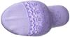 Breath Thermo Comfortable Room Socks with Snow Sizes Pattern, Non-Slip, Lavender, 22-24cm, C2JX1801, Women's