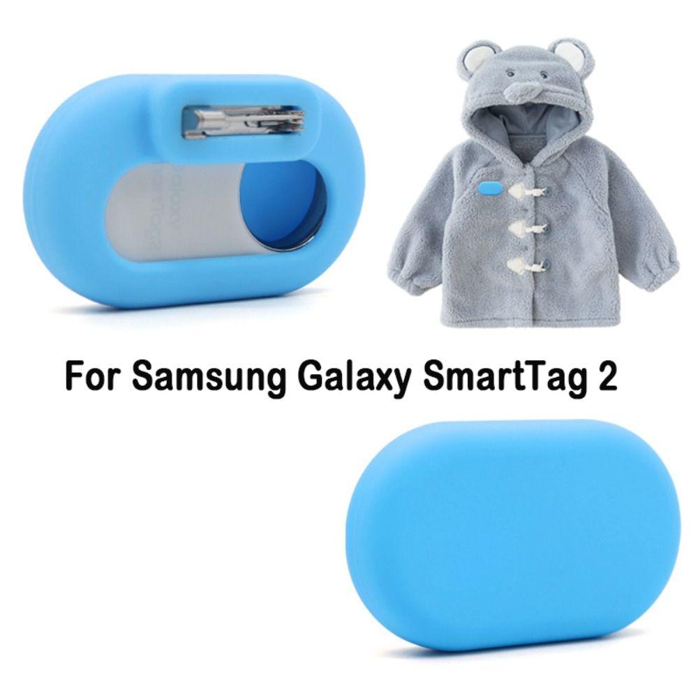 Anti-lost Tracker Case with Invisible Pin Silicone Hidden Pin for Samsung Galaxy SmartTag 2