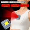 Multifunctional Strong Light Headlamp COB With Magnetic Hat Clip Lamp LED USB Rechargeable Running Head Light Running