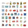 50 Sheets Stationery Sticker Scrapbook Sticker Reward Sticker Mediterranean Tomato Sticker Decorative Sticker