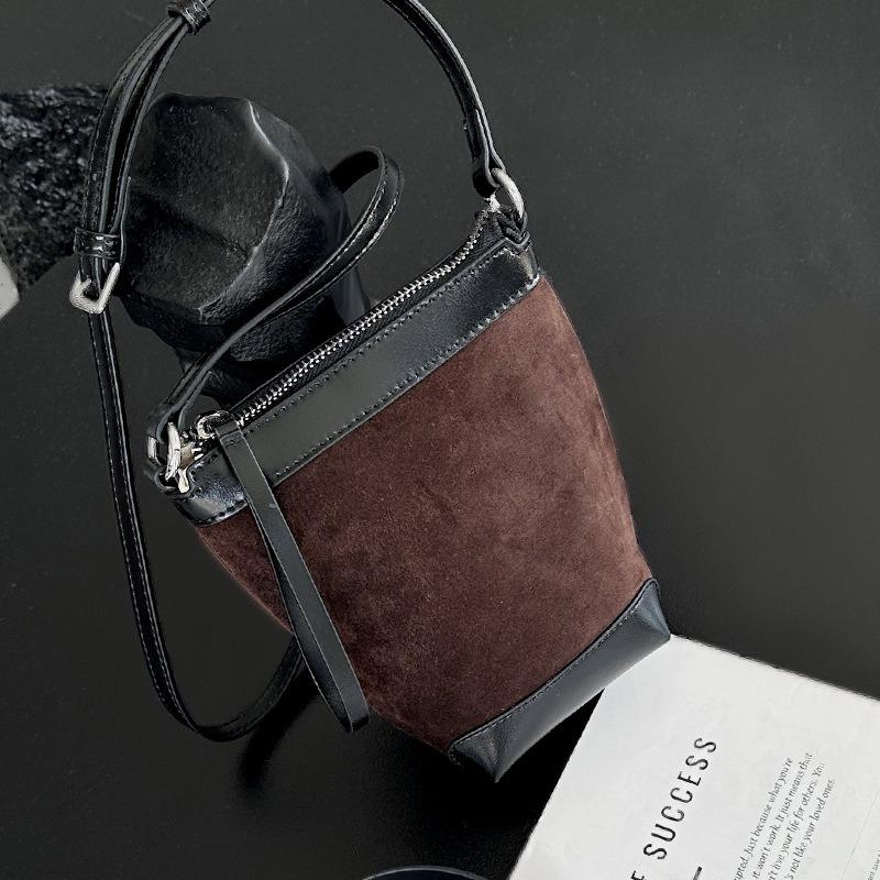 Кожаная маленькая сумка женская новая сумка на плечо сумка для мобильного телефона мини портативная сумка-ведро простая сумка-мессенджер женская сумка