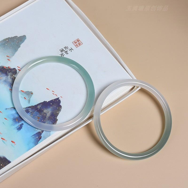 1 bracelet en jade naturel à la mode, breloque en jade, cadeau pour femme