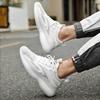 655 Man White Sneakers  Men Elevator Height Increase Insole 7cm  Sports Plus Size 37-43
