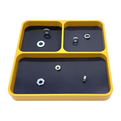 Magnetic Desktop Screws Tools Parts Tray Holder Storage Plate Box Case Organizer for  Metal Parts