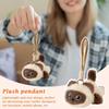 Soft Simulation Cat Plush Toy Cute Cartoon Cat Plush Keychain  Birthday Gift