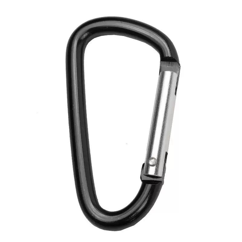 No. 5 D-shaped Aluminum Quick-Release Carabiner Hook for Outdoor Gear and Travel