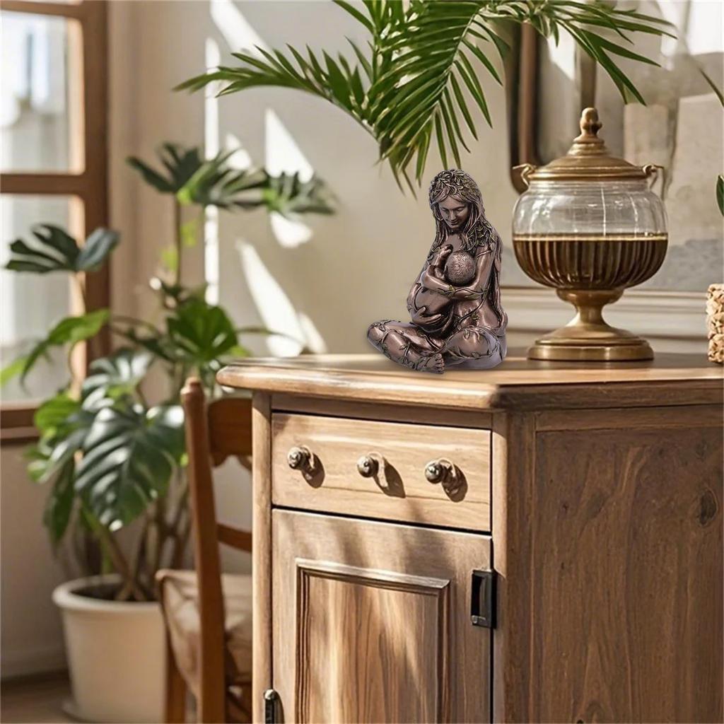 Mother Earth Resin Crafts Suitable For Mother's Day Christmas Decorations Home Gifts