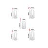 M4 Wall Plug Anchor Expansion Pipe Tube Plastic Expansion Bolt Cabinet Door Hinge Pipe Column Practical Furniture Hardware