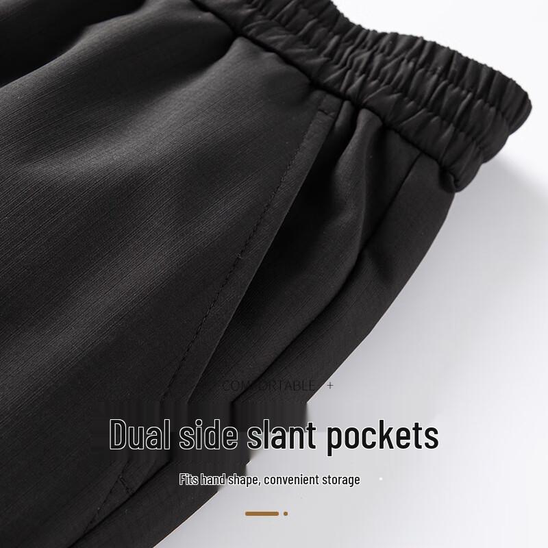 XueZhongFei Men's 90% Duck Down Workwear Jogger Pants