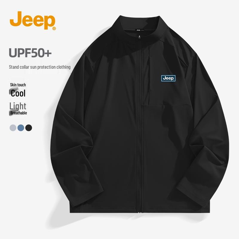 JEEP Men s Lightweight Hooded Sun Protection Jacket 3XL