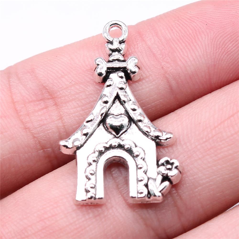 20pcs Bone Pendant Charms Antique Silver Color Bone Charms Jewelry DIY Bone Charms For Bracelet Making