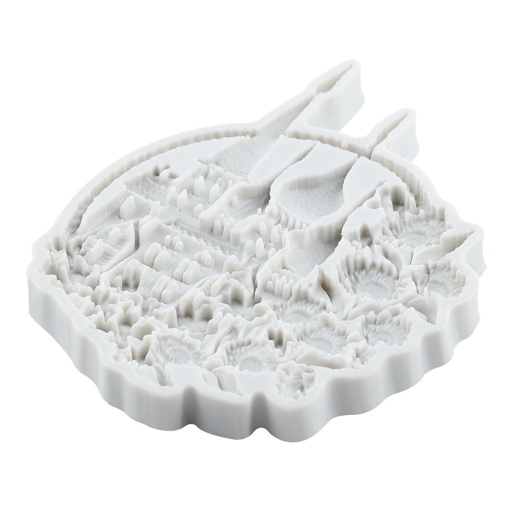 Castle Silicone Molds Princess Castle Fondant Mold Cake Decorating Tools Cupcake Topper Candy Chocolate Gumpaste Mold