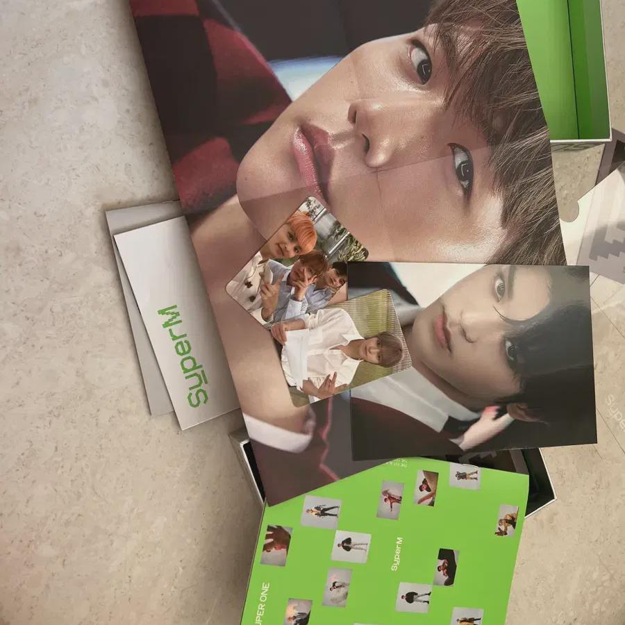 

Super One Green Version Focus Baekhyun Photo Card Post Card Taeyong