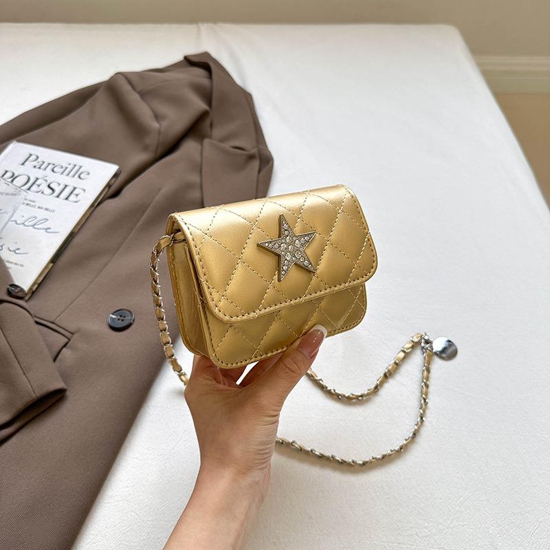 Small Bag New Women's Bag Trendy Fashion Versatile Messenger Bag Popular Shoulder Small Square Bag