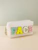 Fashion Crossborder Style Embroidered Letter Makeup Bag With Waterproof Design For Women