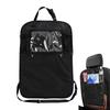 Car seat back storage bag Waterproof Tablet Cup Holder Organizer Oxford cloth strap hook Car anti kick backrest storage bag