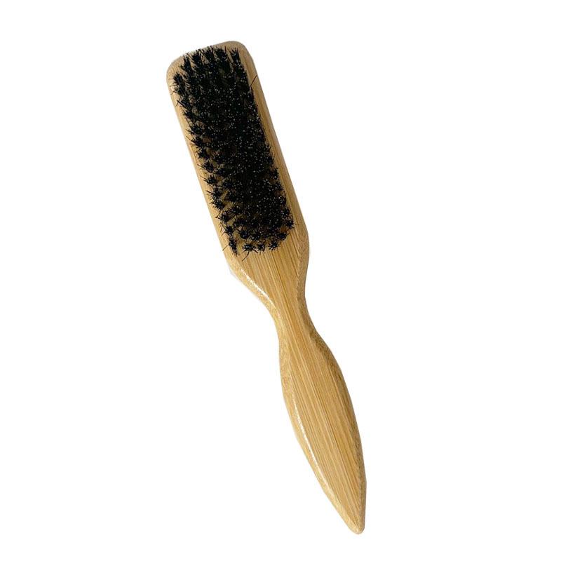 Beard & Hair Grooming Kit: Tail Bristle Brush, Beard Comb, Styling Oil