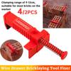 2pcs  Bricklaying Wire Drawer Plastic Stainless Steel Engineering Bricklaying Fixer Building Brickwork Accessories