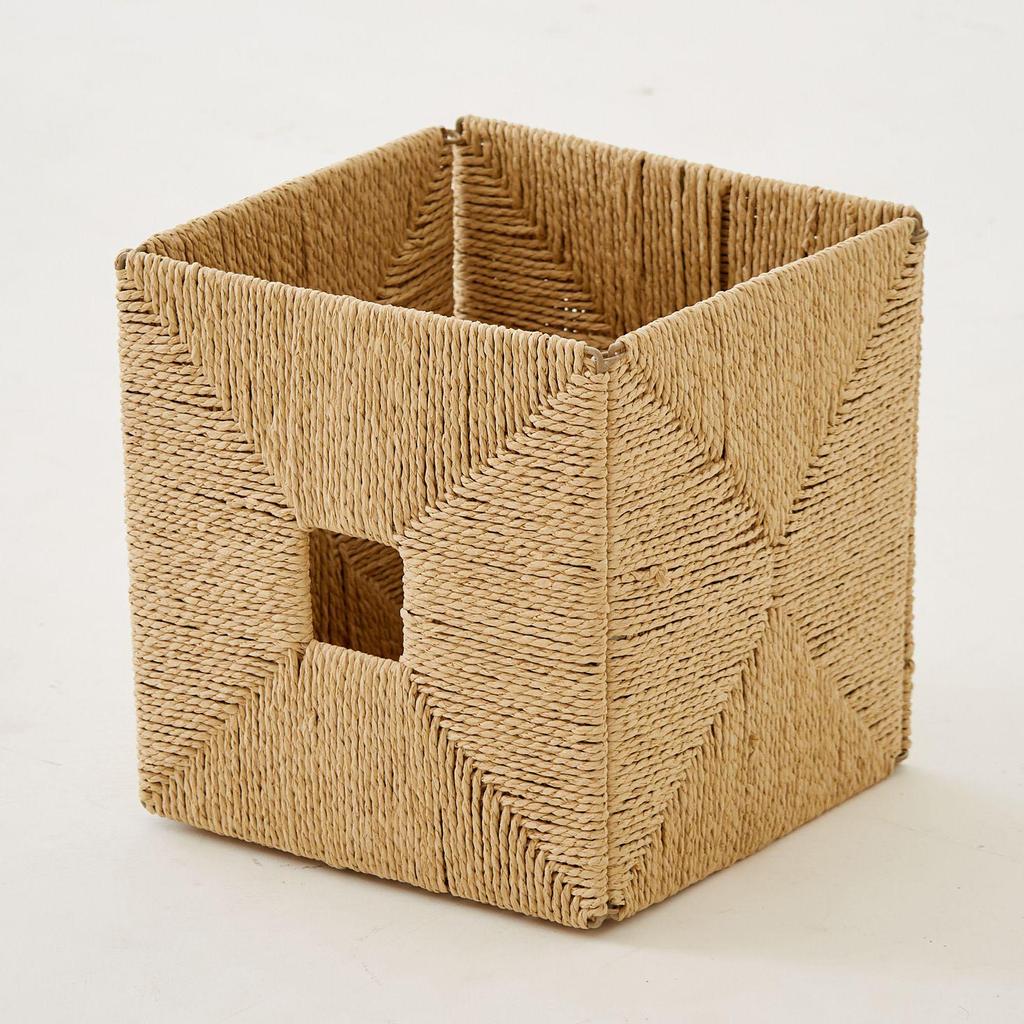 Handmade Rattan Gourd Grass Storage Basket for Sundries, Snacks & Fruits