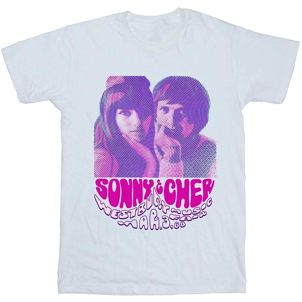 Sonny & Cher Unisex Erwachsenen Westbury Music Fair Baumwoll-T-Shirt