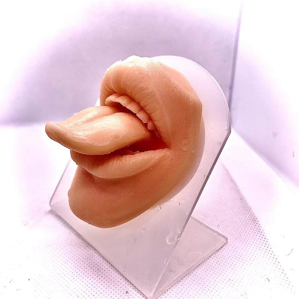Silicone Ear, Nose, Tongue, Navel, Eye, and Mouth Model of Human Senses