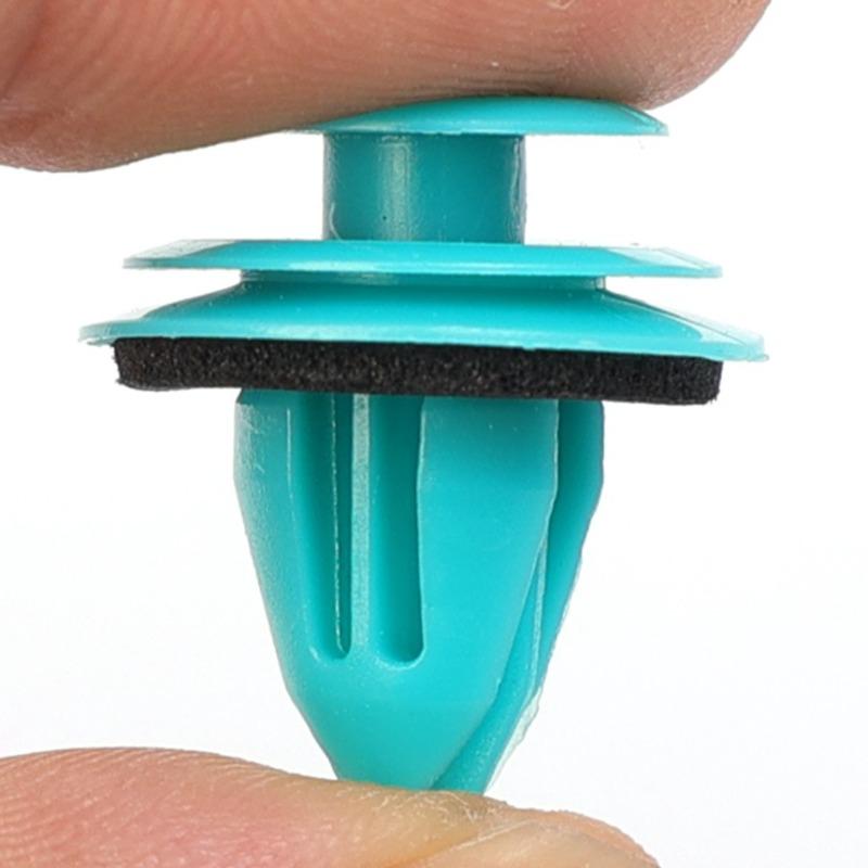 100/20PCS Auto Door Panel Clip with Seal Ring Auto Fastener Rivet Bumper Clip Retainer Car Interior Retaining Accessories