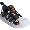 Adidas Originals Superstar 360 Comfortable Low-Top Kids Casual Shoes Kids Sneakers Black White JS0686