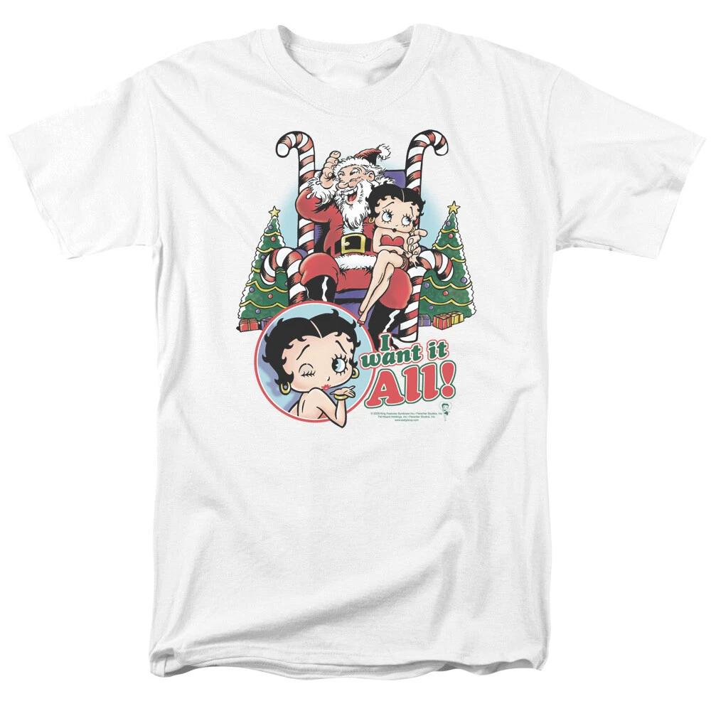 Betty Boop  I Want It All  T-Shirt - to 5X 2XL