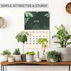 Accuprints 2025 Wall Calendar 12 Monthly Wall Calendar,Size (43X30) Cm, Green Floral Design, Twin-Wire Binding, Large Ha