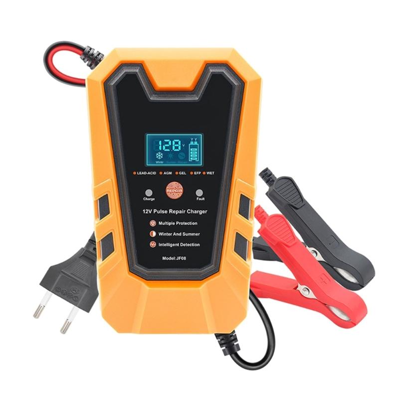 Car Battery Chargers,12V 6A Fully Automatic Battery Chargers Maintainer Trickle Chargers for Car Lead Acid Batteries