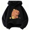 2026 Cute Capybara Graphic Children's Hoodie Sweatshirt Cute Hoody for Boys Girls Autumn Spring Casual Hoodies
