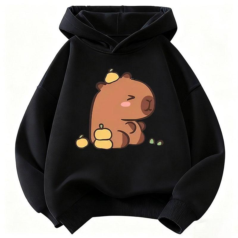 2026 Cute Capybara Graphic Children's Hoodie Sweatshirt Cute Hoody for Boys Girls Autumn Spring Casual Hoodies