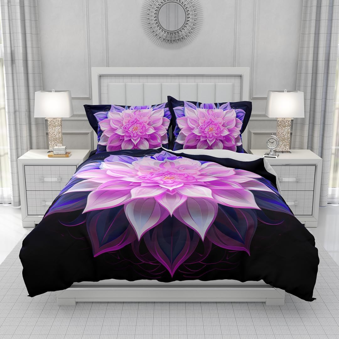

Пододеяльник Бохо Цветочный King Size 3D Печать Многоцветные Цветы Комплект Постельного Белья Бохо Набор из 3 Предметов С 2 Comforter (quilt)-EU Single(135*200cm)3pcs