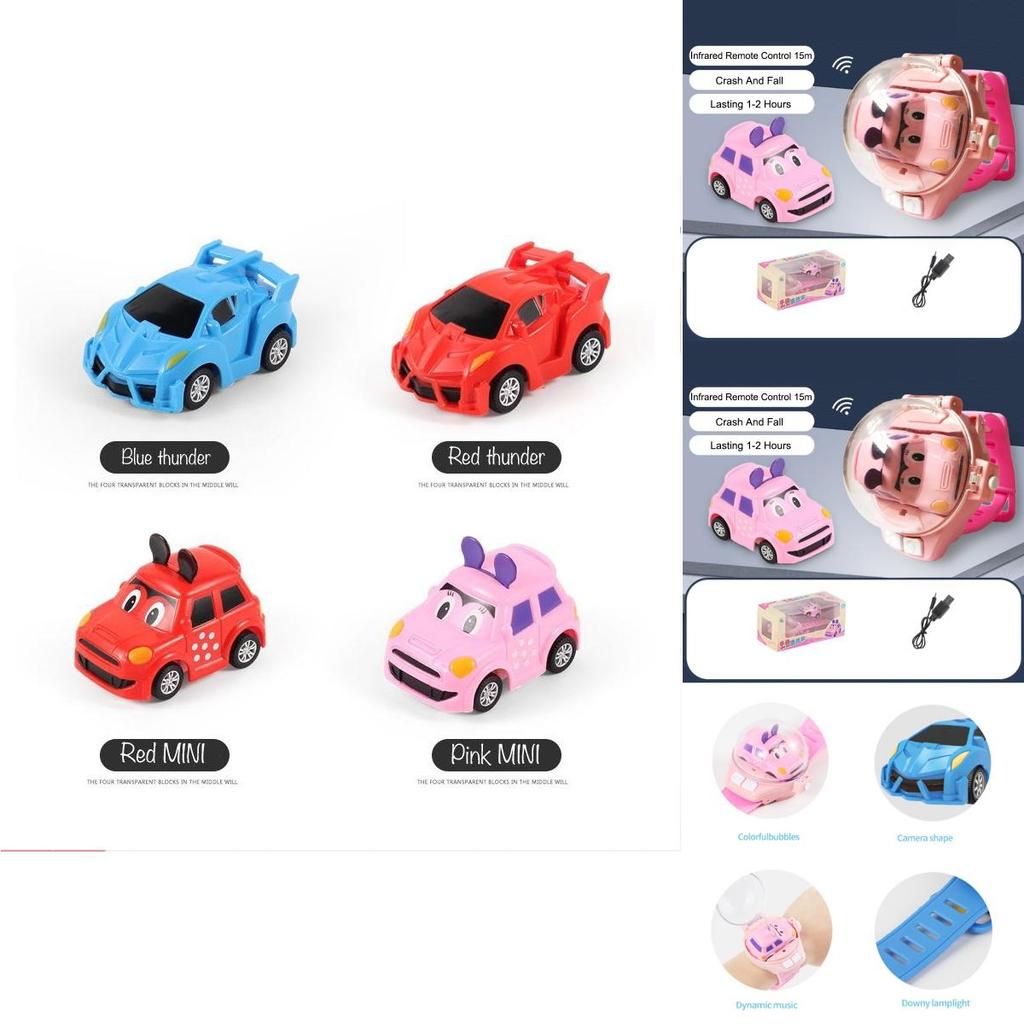 Creative Children's Watch Remote Control Car Toy Usb Charging 15m Range Long Battery Life