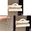 Geometric Zircon Oval Silver Womens Fashion Bracelet For Elegant Gift