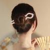 French Hair Pin Women Double-Notch Locking Mechanism Hair Clip Twists Secure Hair Stick Hair Styling Accessory