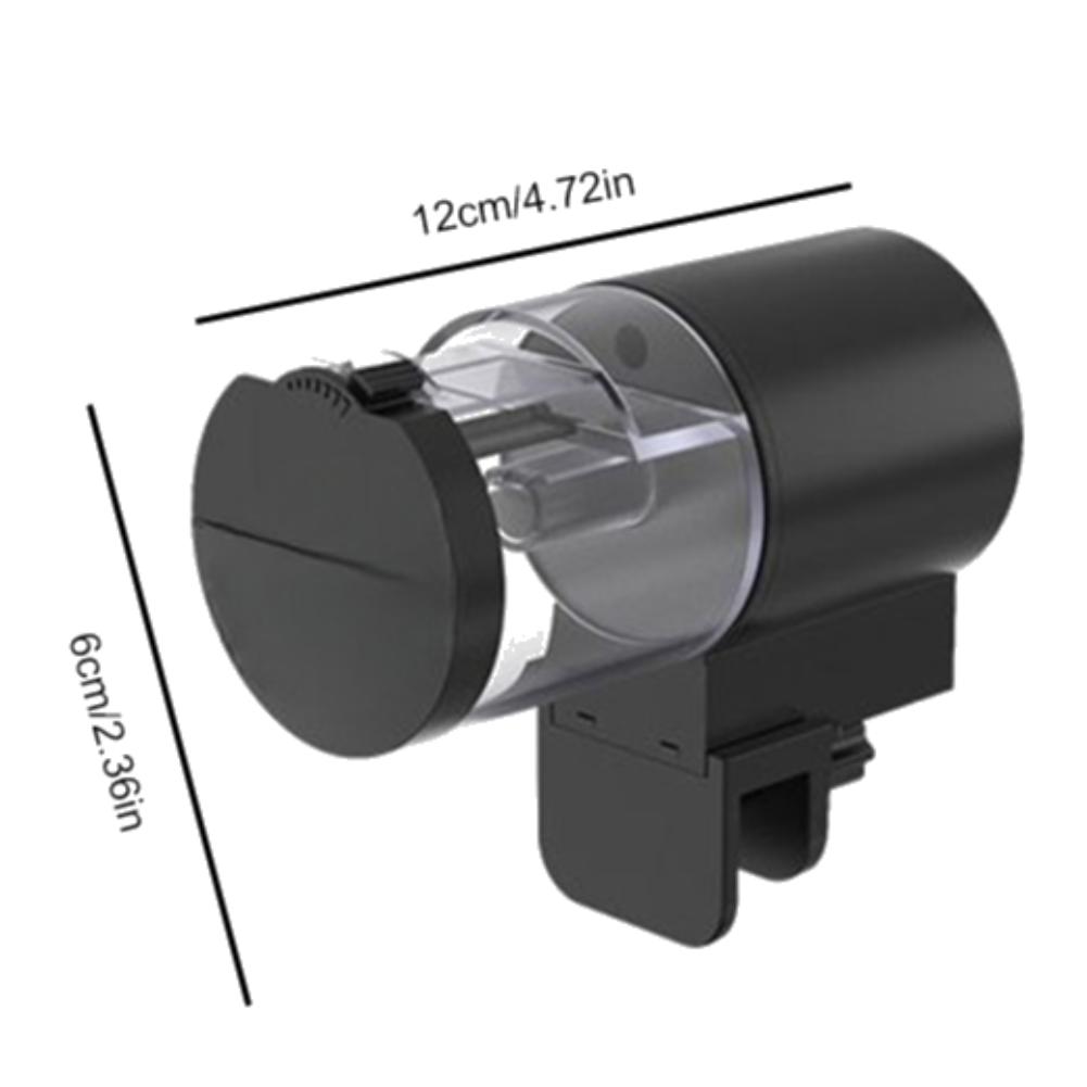 Auto Fish Food Dispenser Fish Tank Feeder Intelligent Timing Feeder for Fish Tank Aquarium and Turtle Tank чёрный